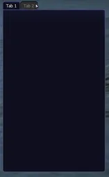 A preview of a GUI Tab.